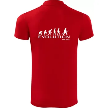 Pánská košile Evolution Hasič - Polokošile Victory sportovní (dresovina) - L ( Červená )