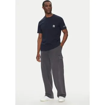 Champion T-Shirt 221038 Tmavomodrá Regular Fit XS