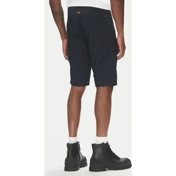 Pánské kraťasy G-Star Raw Šortky z materiálu 3D Cargo D26222-D308 Tmavomodrá Regular Fit 38