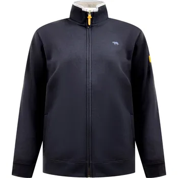 Pánská mikina D555 mikina pánská JOHNSON nadměrné velikosti černá 4XL