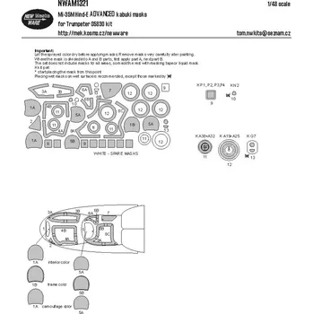 Plastikový model 1/48 Mask Mi-35M Hind-E ADVANCED (TRUMP)