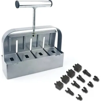 Ruční nástroj na blokování půdy pro sazenice 190x55x140x80 mm Skleníkové zahradní potřeby 3 typy otvorů pro semínka