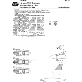 Plastikový model 1/72 Mask F-4B Phantom II ADVANCED (FINEM)