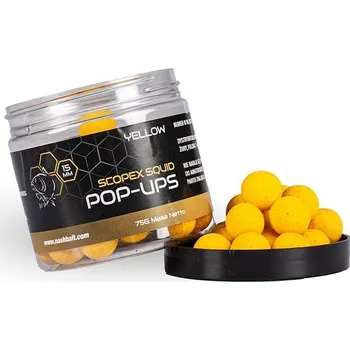 Boilies Nash Pop Up Boilie Scopex Squid 12 mm 75 g Yellow