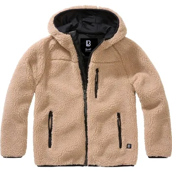 Chlapecká mikina Mikina dětská Brandit Kids Teddyfleecejacket - béžová, 146/152