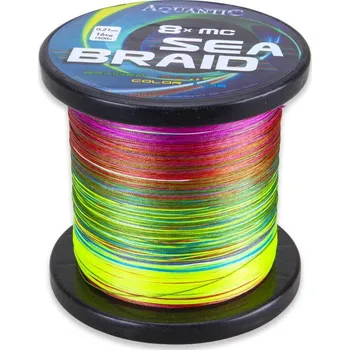 Aquantic šňůra osmipramenná MC Sea-Braid 0,26 mm 1500 m multicolor