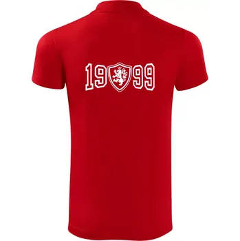 Pánská košile Narozeninový motiv - znak - 1999 - Polokošile Victory sportovní (dresovina) - S ( Červená )