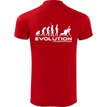 Pánská košile Evoluce longboard - Polokošile Victory sportovní (dresovina) - M ( Červená )