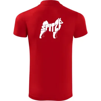 Pánská košile Spitz - Polokošile Victory sportovní (dresovina) - 3XL ( Červená )