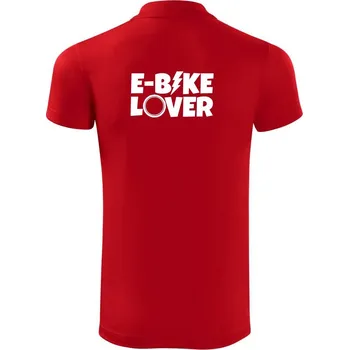 Pánská košile E-bike lover - Polokošile Victory sportovní (dresovina) - S ( Červená )