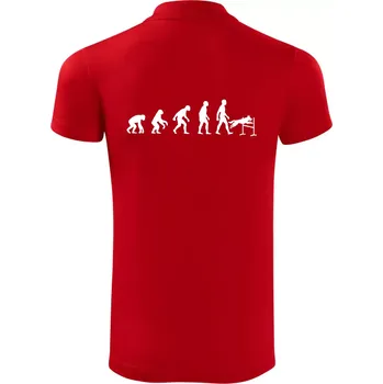 Pánská košile Evoluce agility muž - Polokošile Victory sportovní (dresovina) - XL ( Červená )