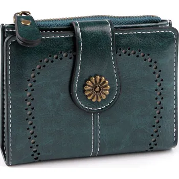 Peněženka Dámská peněženka 9x12 cm petrolejová 1 ks