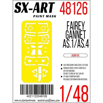 Plastikový model 1/48 Paint mask Fairey Gannet AS.1/AS.4 (AIRF)