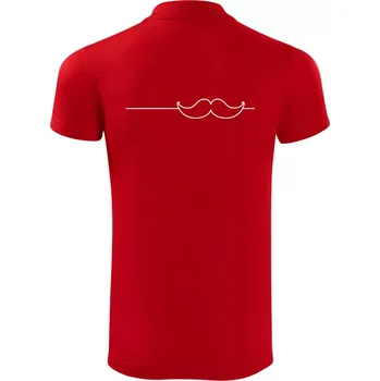 Pánská košile Linka knírek - Polokošile Victory sportovní (dresovina) - XL ( Červená )
