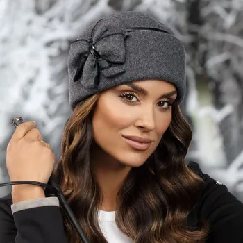 Čepice KRUMLOVANKA W-0617/844 antracit