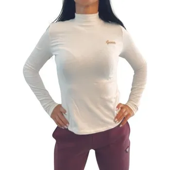 Dámské tričko Dámský rolák GUESS V5BP10 šampáň S