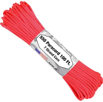Vybavení pro přežití ARM 550 PARACORD 100' Růžová S16-RŮŽOVÁ