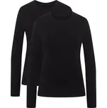 Henderson Ladies Klasické dámské viskózové tričko s dlouhým rukávem - 2 ks 42862 Blue 4 dł/r A'2 S-2XL wiskoza Velikost: L, Barva: Černá