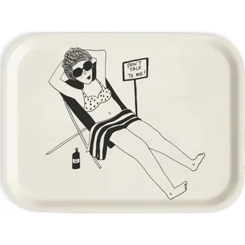 helen b Servírovací tác Don't Talk to Me 27 x 20 cm