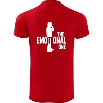 Pánská košile Bachelor party - The emotional one - Polokošile Victory sportovní (dresovina) - L ( Červená )