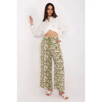 Dámské kalhoty Sublevel Dámské viskózové kalhoty s vysokým pasem, XS i240_212663_2:XS