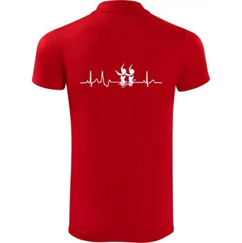Pánská košile EKG synchronizované plavání - Polokošile Victory sportovní (dresovina) - 3XL ( Červená )