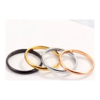 Šperk Prosperk Tenký prstýnek z oceli rose gold Velikost prstenů: 10 (EU: 62-64)