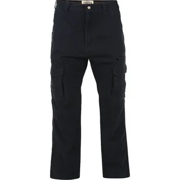 Oblečení a móda KAM kalhoty pánské KBS 118 L:32 kapsáče nadměrná velikost černá 58