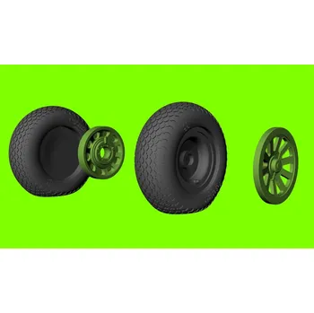 autíčko 1/48 Mustang's weighted wheels - cross tread