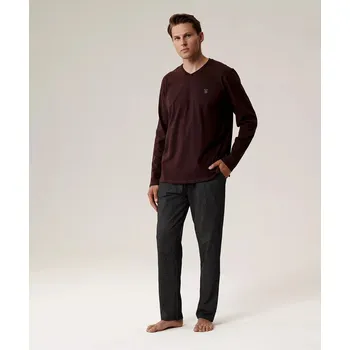 Pánská móda Kalhotky Vickia Plus s vysokým pasem - bezešvé, tmavě modrá L i384_83506270