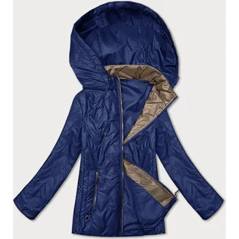 Dámská cargo bunda Modrá dámská prošívaná bunda SWEST s odepínací kapucí, odstíny modré 50 i392_24802-28