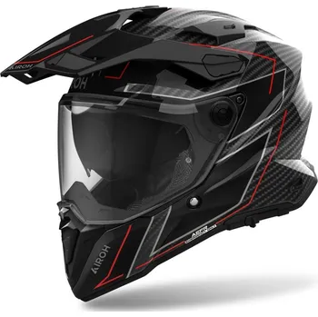 Helma na motorku Enduro helma AIROH COMMANDER 2 Carbon Stylish, (lesklá), vel. 3XL