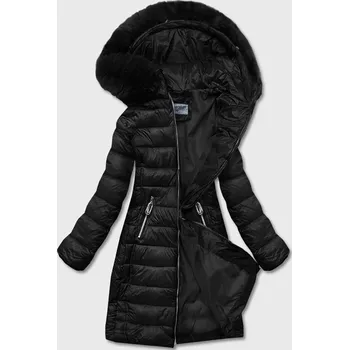 Dámská cargo bunda Černá lehká bunda pro ženy na přechodné období, odstíny černé XXL (44) i392_20724-48