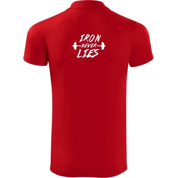 Pánská košile Keep calm and wod on - Polokošile Victory sportovní (dresovina) - 2XL ( Červená )