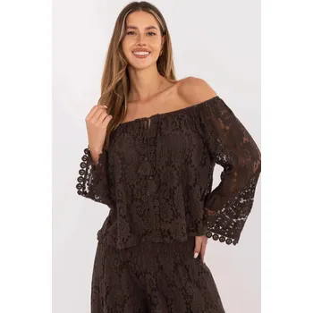 Dámská halenka Krajková halenka Italy Moda se šněrováním, universal i240_214304_2:universal