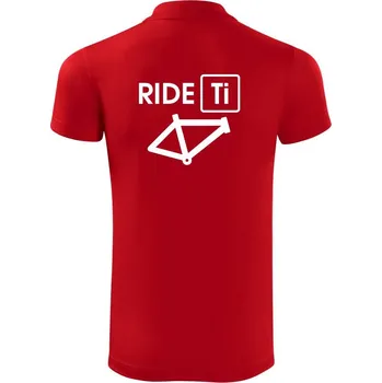 Pánská košile Ride Ti - Polokošile Victory sportovní (dresovina) - XL ( Červená )