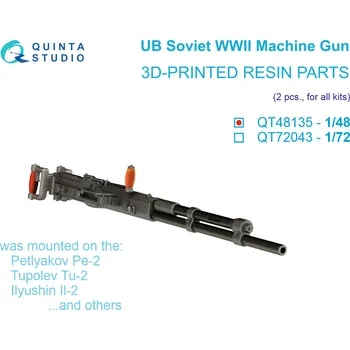 Plastikový model 1/48 UB Machine Gun (Soviet, WWII), 2 pcs.