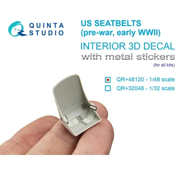 Plastikový model 1/48 Pre-war/early WWII US fighter seatbelts