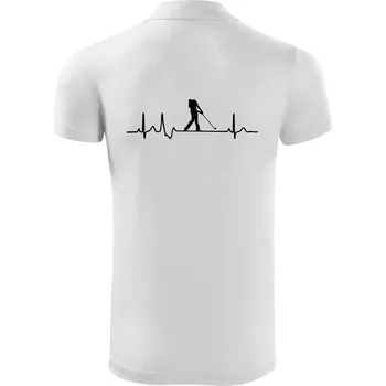 Pánská košile EKG golf úder - Polokošile Victory sportovní (dresovina) - XL ( Bílá )