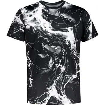 Pánské tričko Pánské funkční triko premium ALTISPORT VOJ/ALM071TR01 ČERNOBÍLÁ XXL