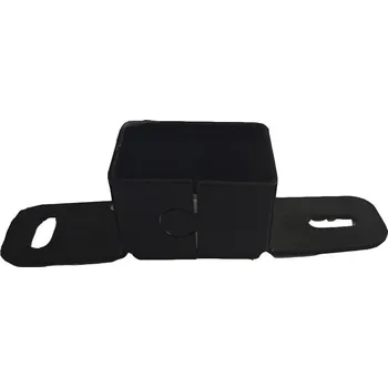 Příslušenství pro plot Gutta Upevnění rýgle Guttafence na zděný sloupek Barva: RAL 9005, Varianta: Guttafence upevnění rýgle na zděný sloupek, Materiál: pozink. ocel