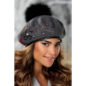 Čepice KRUMLOVANKA W-0750/844 antracit