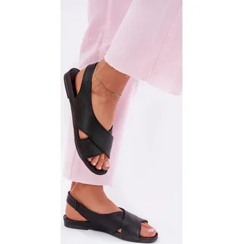 Dámské sandále Sandály Step in Style – přírodní kůže- plochá podrážka, 36 i240_215147_2:36