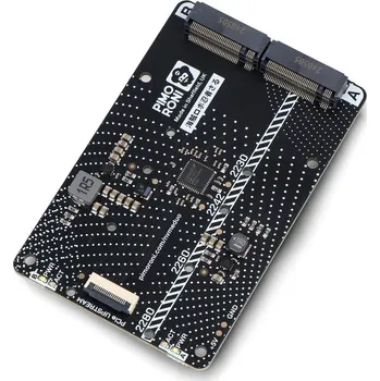 Vývojová deska Rozšiřující deska NVMe Base Duo - pro Raspberry Pi 5 - Pimoroni PIM704