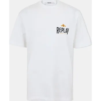 Pánské tričko Tričko Replay White 1169086 L
