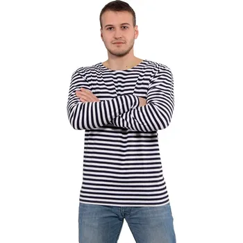 Pánské tričko Tričko dlouhý rukáv TECAL tm. modrá XL