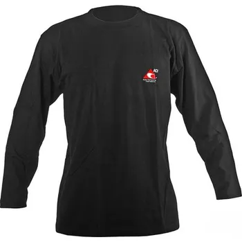 Pánské tričko Tričko s dlouhým rukávem black (vel. XXL)