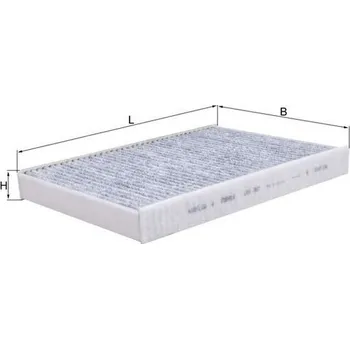 Ventilátor topení a klimatizace Filtr, vzduch v interiéru KNECHT LAK 387