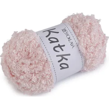 Příze Příze pletací kudrnatá Katka 100 g růžová nejsv. 1 ks