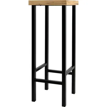 Stolička YLD Stolička PRIZY 30 x 30 x 75 cm, kov + dřevo